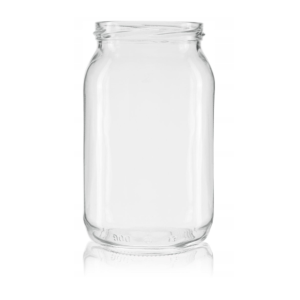 1x 900ml Słoik szklany gładki słoiki szklane na miód przetwory ogórki bez zakręttki